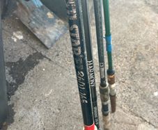 Fishing rods and penn multiplier reel