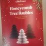 Brand New: christmas decoration kits stars and honeycomb tree baubles Image 3