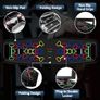 20 in 1 Press Up Board with Resistance Bands,Different color coded pushups board target specific muscle exercise Blue for Chest,Red for Shoulders,Yellow for Back,Green for Triceps Image 6