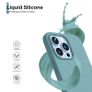 Liquid Silicone Shockproof Case For iPhone 13 Pro Luxury Soft Phone Cover Cactus New - FHT10IP13PLK Image 3