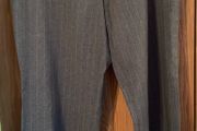 Ladies Trousers Grey with pink pinstripe Size 18