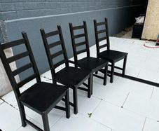 4 used ikea chairs