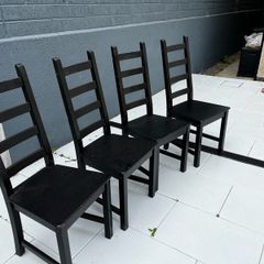 4 used ikea chairs