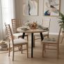 Arvian Round Extandable Dining Table 80cm to 130cm Image 2