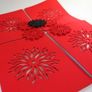 Placemats and Coaster Aster Flower Circle Felt Table Mats Set of 2 Laser Cut Image 4