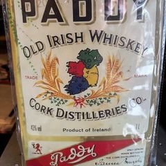 irish whiskey metal wall signs