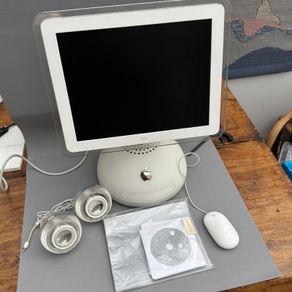 Vintage iMac G4 800MHz Bundle - Working with Original Speakers, Discs & Mouse