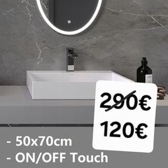LED Bathroom Mirror 50x70cm