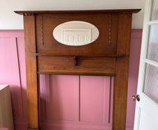 Edwardian Oak 1930s Fireplace Surround