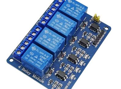 12V Relay Module With Optocoupler Relay Output 4 Way Relay Module For Arduino
