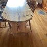Solid Pine Farmhouse Dining Table Recently Sanded Great Condition Image 2