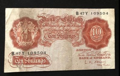 10 shillings Bank of England