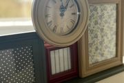 Photo and clock Display