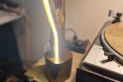 Hand crafted LED desk lamp