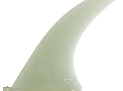 FCS 10.5 Inch Flow PG Performance Glass Longboard Fin Screw and Plate- Mango/ Clear