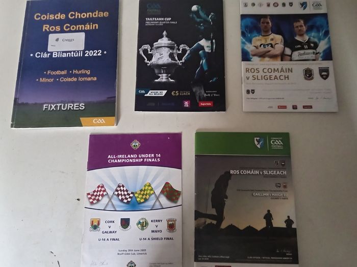 Five Football Match Programmes