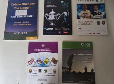 Five Football Match Programmes