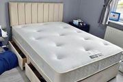 New Stylish Double 4ft, 4ft6, King 5ft And 6ft Superking Sizes Divan Beds Instock. Drawers And Optional Tufted Mattresses Available. Free Delivery
