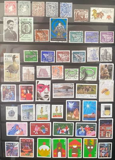 Ireland stamp lot
