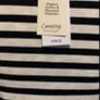 top bnwt Mangi black & white stripe wrap effect organic cotton top medium Image 6