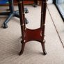 a pair of beautiful vintage tables with marble tops Image 3