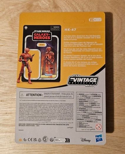 Star Wars HK-47 Droid 3.75" Scale. (Unpunctured) New & Unopened