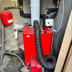 High efficiency oil boiler