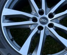 audi a6 tyres and genuine scratcless alloys