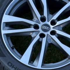 audi a6 tyres and genuine scratcless alloys