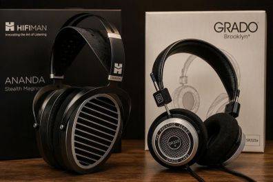 HiFiMAN Ananda Stealth + Grado SR325x + 4-Headphone Stand