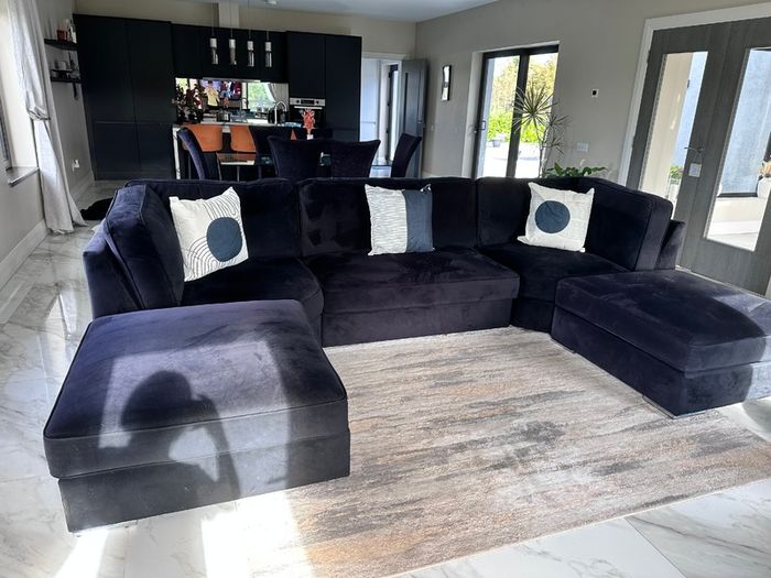 U shape sofa