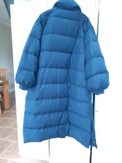 Per Una Size 18 Feather Filled Long Coat New with Tag