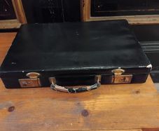 Vintage Leather Suitcase