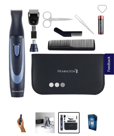 x2 Bundle - Brand New Remington Travel Kit - 13 Piece Set - RRP - 29.99 & Now Added - Wahl Power Plus Corded Hair Clipper x14 Piece Set