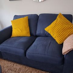 2 seater sofas Navy  ( 2)