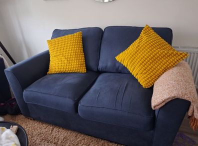 2 seater sofas Navy  ( 2)