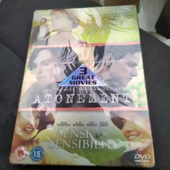 Dvd Steelbook Pride & Prejudice, Atonement, Sense & Sensibility