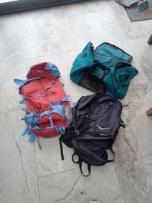 Rucksacks and Holdall
