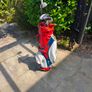 Vintage Hogan Leather Cart Golf Bag Image 3
