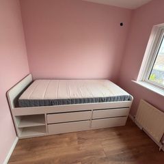 2 Single ikea bed with mattress for sale