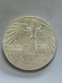 1972 Germany silver 10 Ten mark
