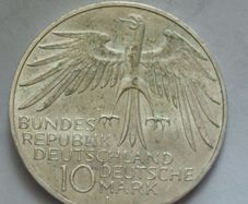 1972 Germany silver 10 Ten mark