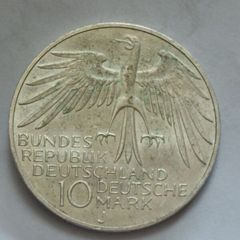 1972 Germany silver 10 Ten mark
