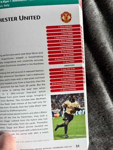 Manchester United Official Yearbook 2002