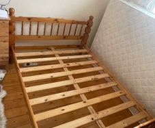 Queen sized bed