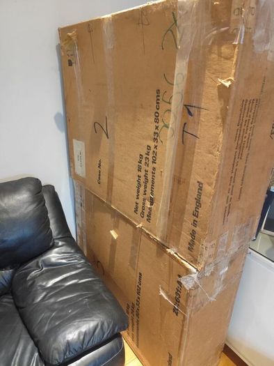Quad ESL63 Speakers Boxed with stands