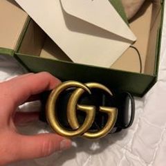 Gucci marmot belt