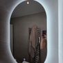 Modern LED Colour Changing Bathroom Mirror 800 x 500mm with 2 tiny black marks Image 4