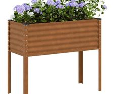 Garden Planter 100x45x90 cm Weathering Steel
