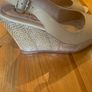 Ladies Carl Scarpa Tan Wedges Image 4